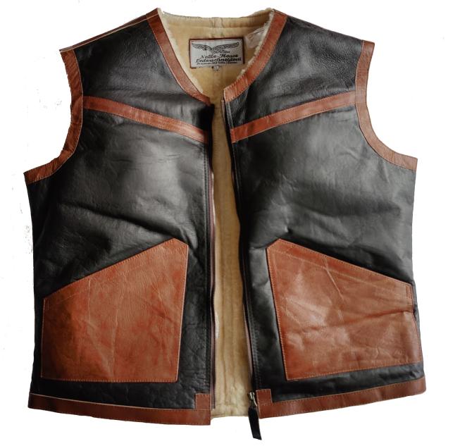 Schaffell Winter Weste 