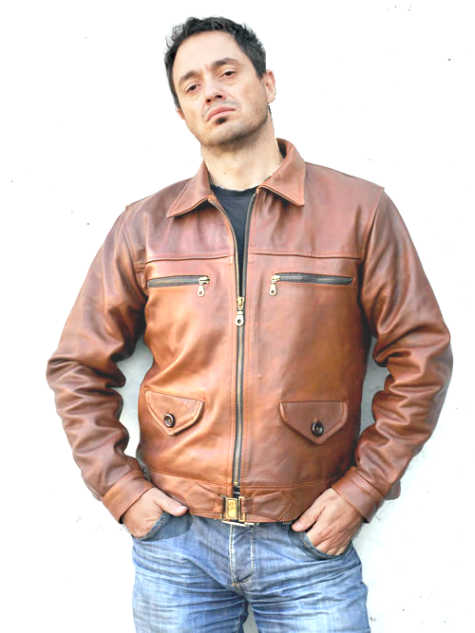 Fliegerjacke Hartmann Braun 
