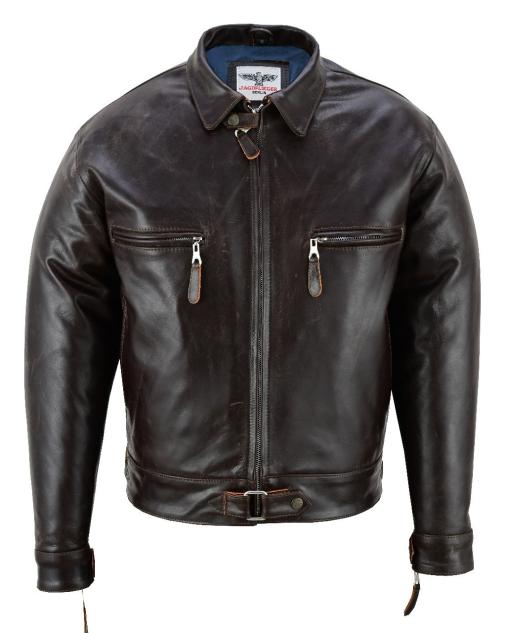 BF-109 Pilote de Chasse en CUIR DE CHEVAL 