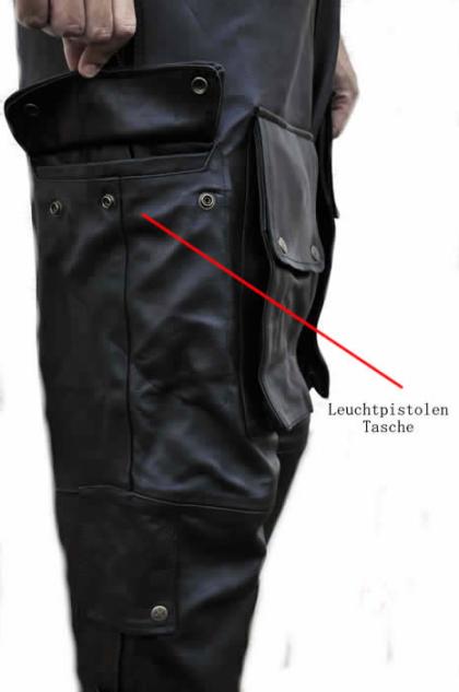 Deutsche Kanalhose Pferdeleder 