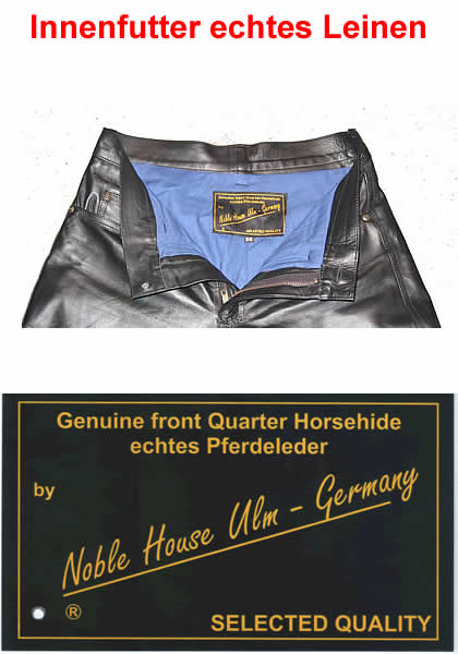 Pferde Lederhose 
