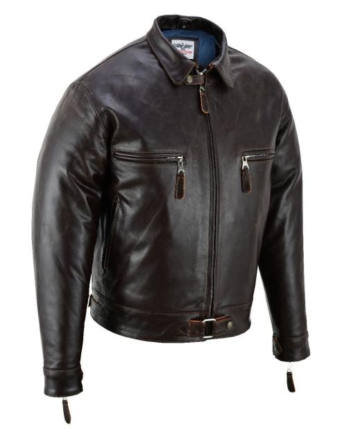 BF-109 Pilote de Chasse en CUIR DE CHEVAL 