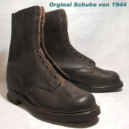 Fallschirmjäger Leder Stiefel Monte Cassino Type 2 