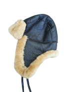 Flieger Mütze aus Schaffell 