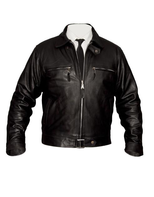 BF-109 Messerschmitt / Cuero de toro negro 